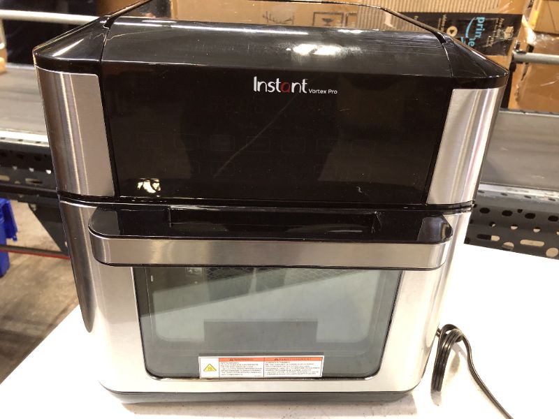 Photo 5 of use-dirty Instant Vortex Pro 10 qt 9-in-1 Air Fryer Toaster Oven---missing parts 