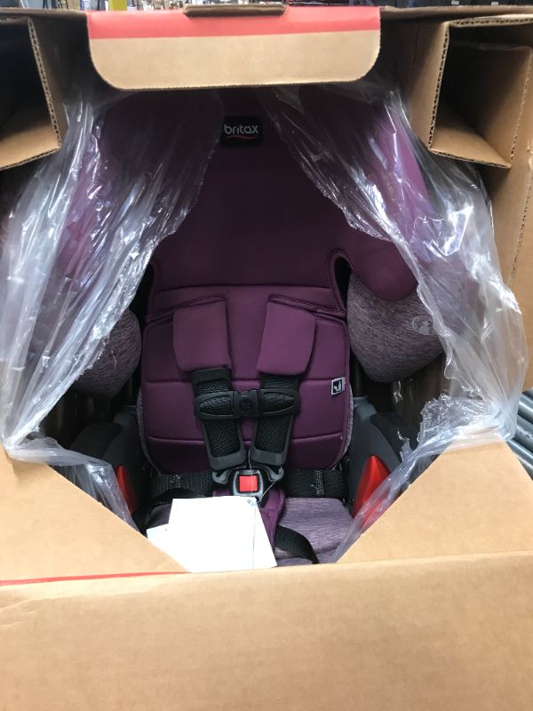 Photo 2 of Britax Grow With You ClickTight Harness-2-Booster Car Seat, Mulberry