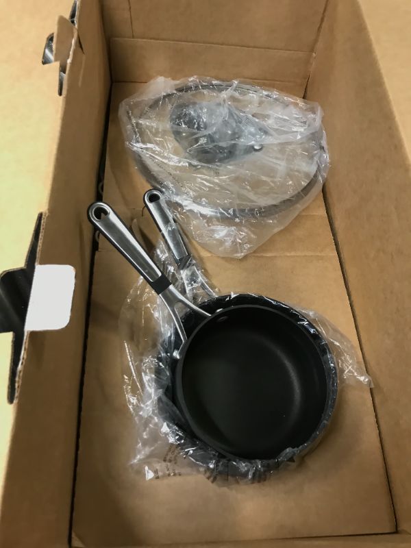 Photo 3 of Calphalon 10-Piece Classic Nonstick Cookware Set, Grey
MISSING PIECES 