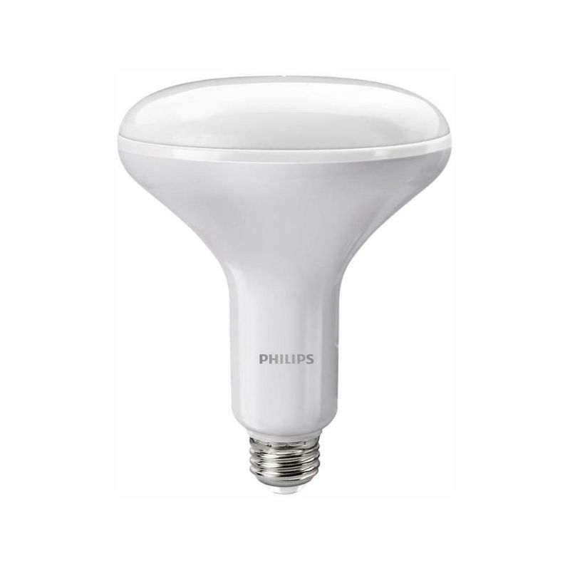 Photo 1 of 3pack Philips 65-Watt Equivalent BR40 Dimmable LED Light Bulb Soft White with Warm
