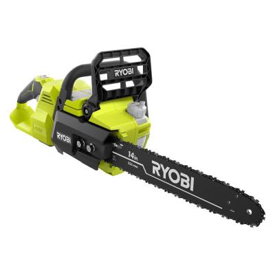 Photo 1 of RYOBI 40V Brushless 14 in. Cordless Battery Chainsaw (Tool Only)
