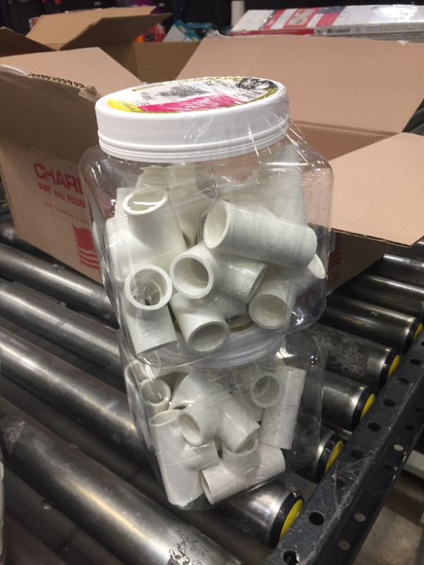 Photo 1 of 2pack Charlotte Pipe 1/2 in. PVC Tee S x S x S Pro Pack (15-Pack)
