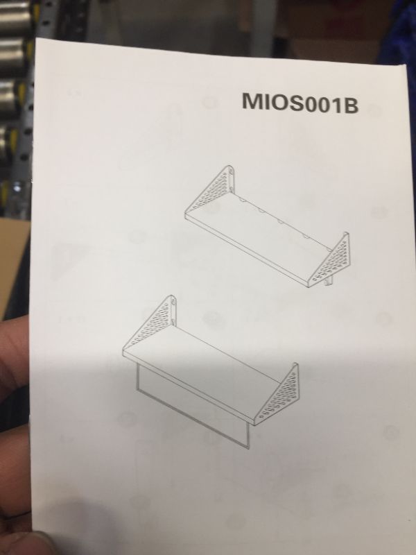 Photo 1 of 2 floating shelves wall mounted mios001b