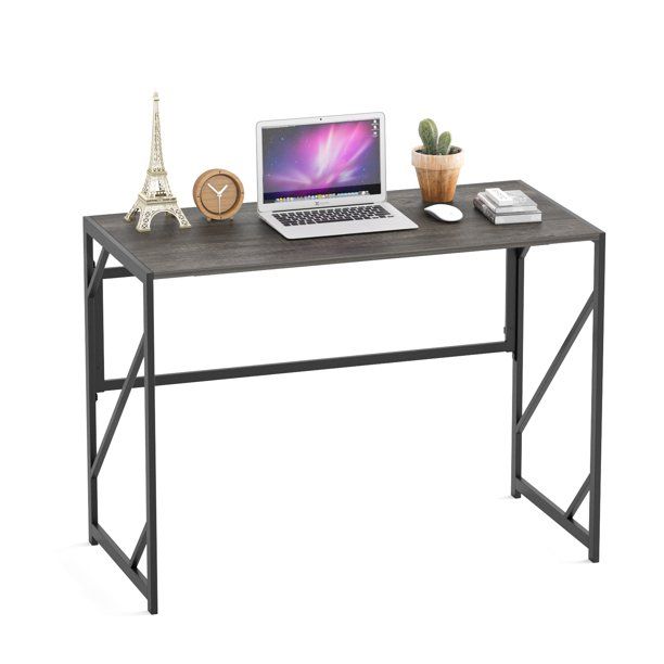 Photo 1 of Elephance Folding Computer Desk Simple Study PC Laptop Wood Table Home Office
