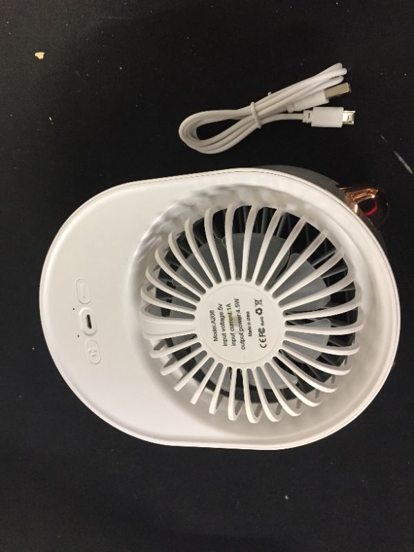 Photo 2 of 2 pack of small desk cooling fans USB powered