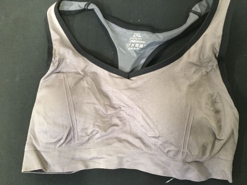 Photo 2 of 3 pack of women's athletic training sports bralette 2 size XL and one 2XL