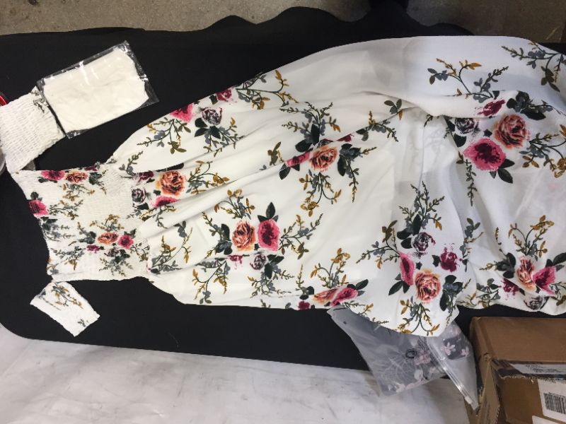 Photo 1 of 2 pack of women's clothes one dress size small and one button up shirt size 2XL