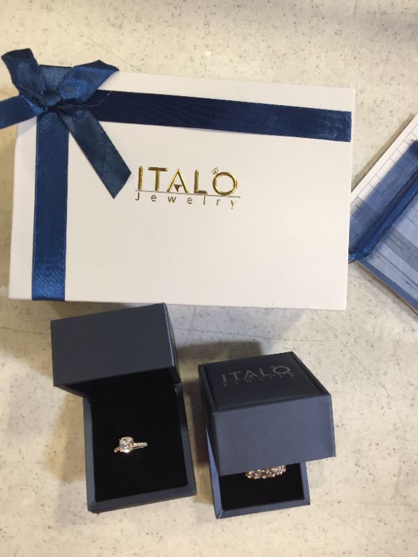 Photo 1 of cosmetic jewelry italo brand ring size 5 and a quarter   