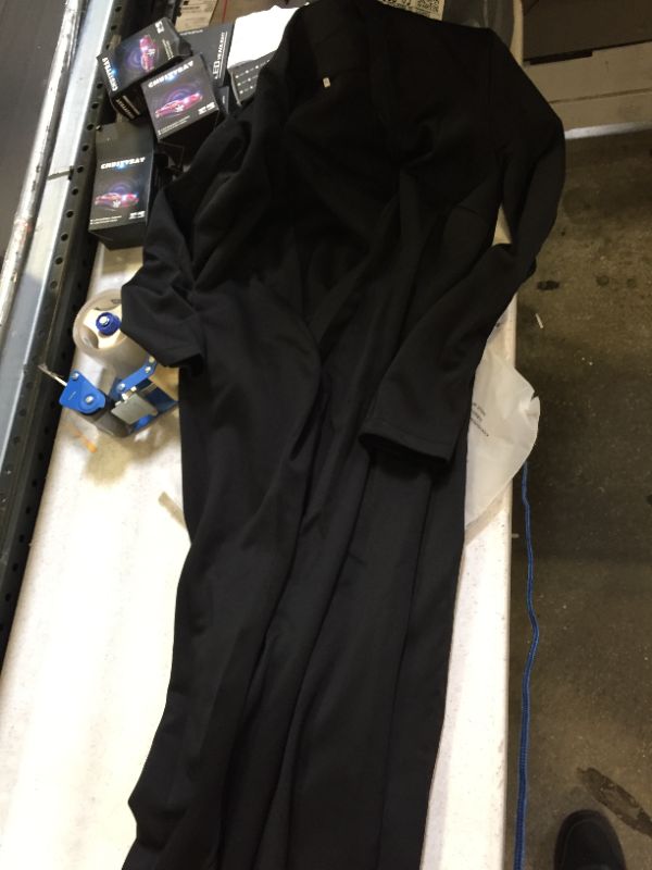 Photo 1 of long robe color black size extra large 