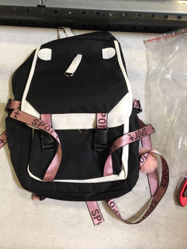 Photo 1 of backpack color pink 