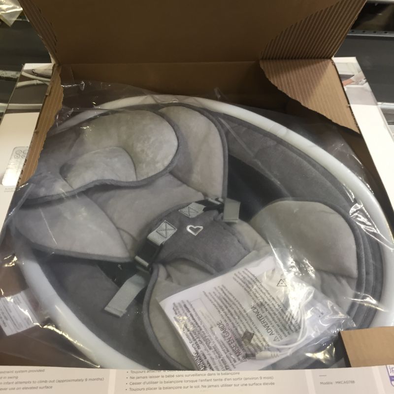 Photo 1 of Munchkin Bluetooth Enabled Lightweight Baby Swing with Remote Control