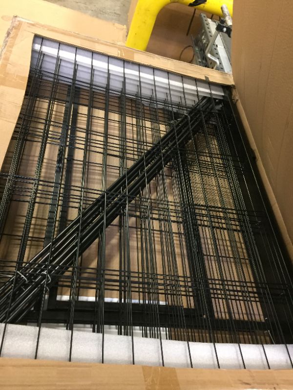 Photo 1 of Dog Pen Extra Large Indoor Outdoor Dog Fence Playpen Heavy Duty 16/8 Panels 24 32 40 Inches Exercise Pen Dog Crate Cage Kennel