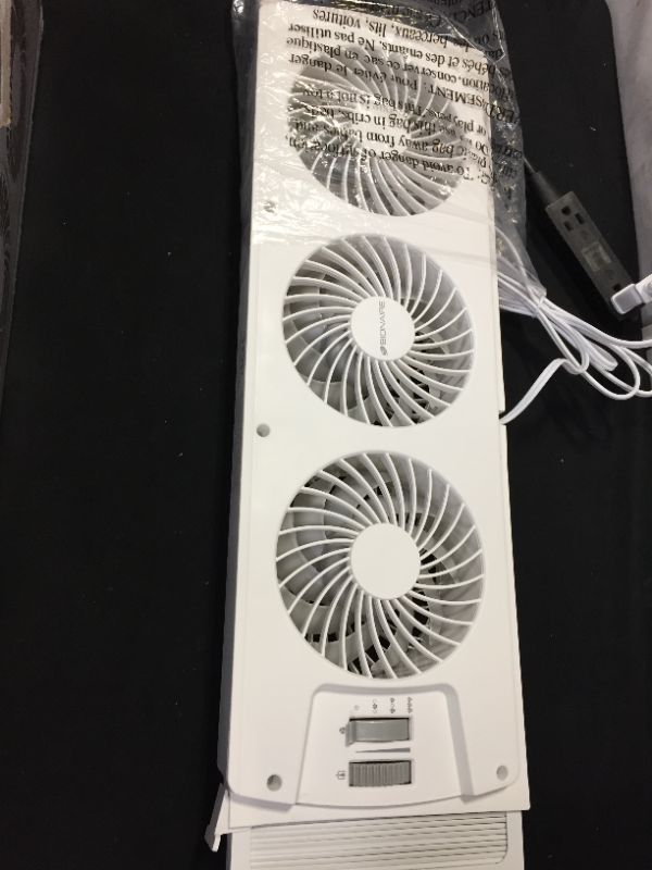 Photo 2 of Bionaire BWF0502M-WM Thin Window Fan White