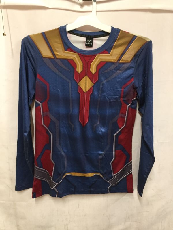 Photo 1 of captain marvel superhero costume shirt size large