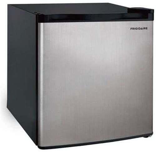 Photo 1 of ---SOLD FOR PARTS ONLY--- Frigidaire EFR180 1.6 Cu Ft Single Door Mini Fridge, Stainless Steel

