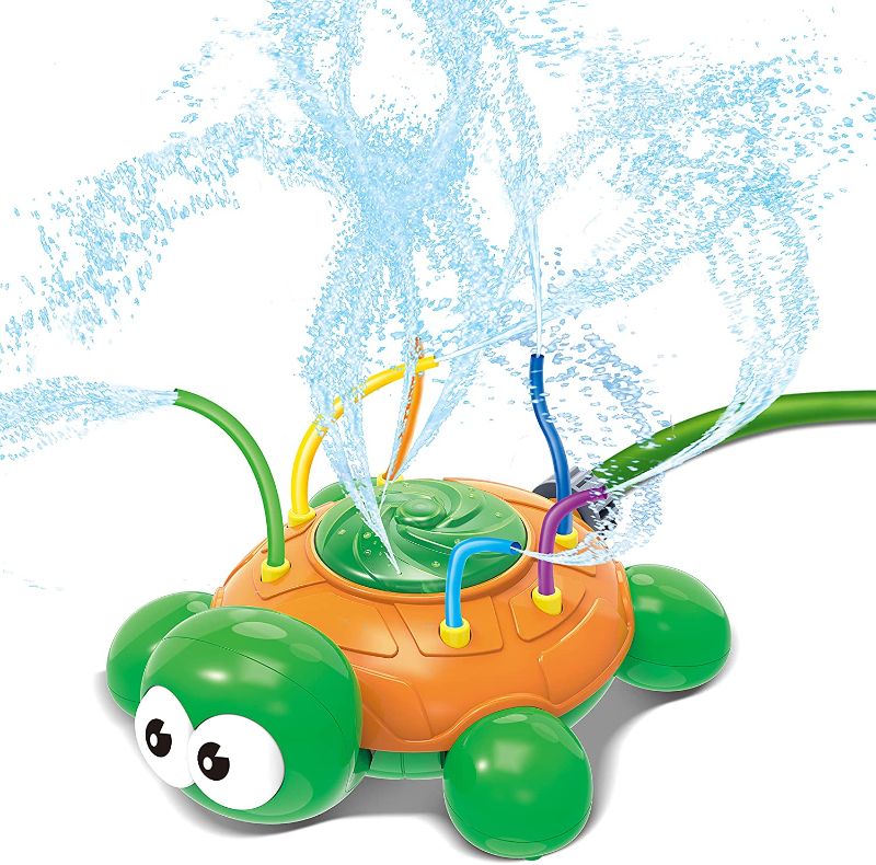 Photo 1 of JOYIN Water Sprinkler Toy Hydro Swirl Spinning Splash Turtle for Kids Outdoor Water Play Fun
