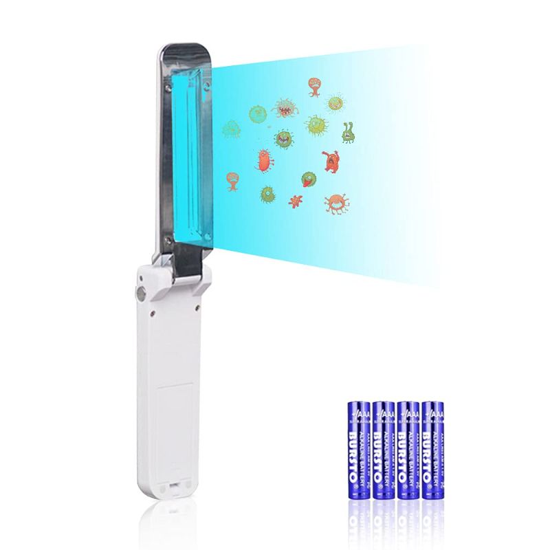 Photo 1 of UV Light Sanitizer Wand, ZenLyfe Portable UV Sterilizer Lamp Hand-held Ultraviolet Disinfection Light Travel Wand USB Rechargeable for Hotel Household Wardrobe Toilet Car Pet Area
