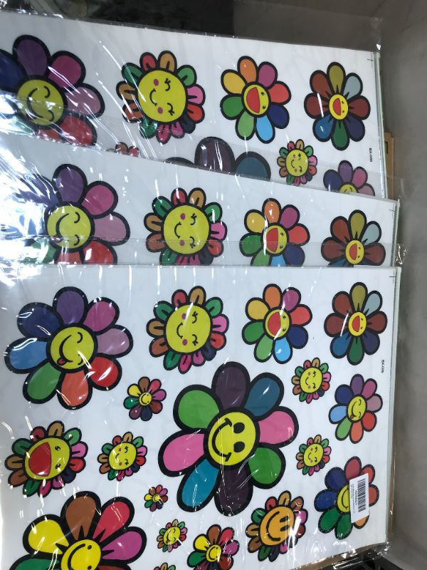 Photo 2 of AriTan Electrostatic window stickers for boys and girls, double-sided, glue-free, reusable and flexible. 3 pack of 3 sheets 
