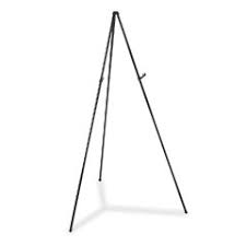 Photo 2 of Quartet 15 in. to 63 in. Black High Steel Heavy-Duty Adjustable Instant Easel Stand
