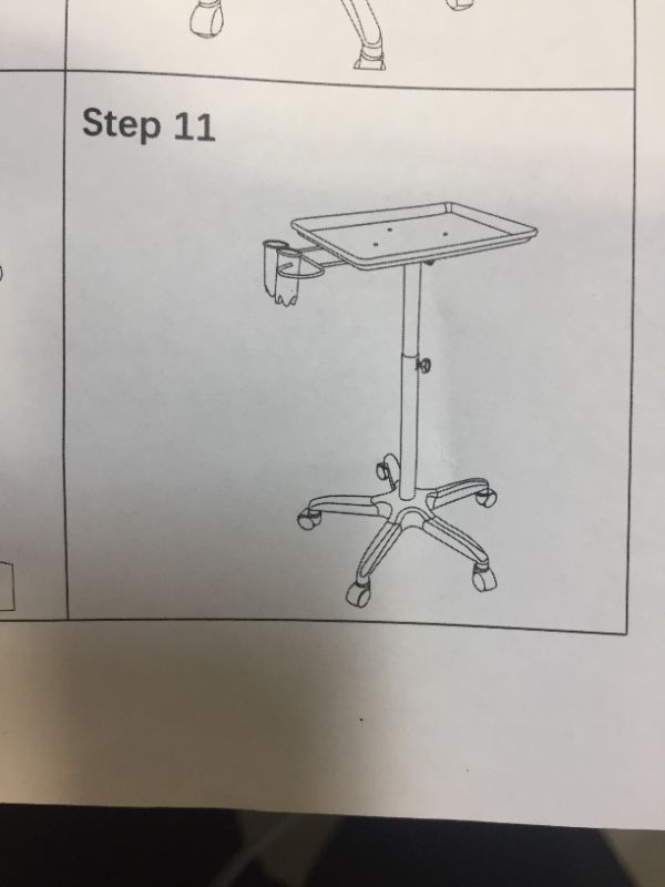 Photo 2 of aluminum salon tray rolling cart 