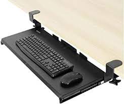 Photo 1 of VIVO Extra Sturdy Clamp-on Computer Keyboard and Mouse Under Desk Slider Tray | 27" x 11" Platform Drawer