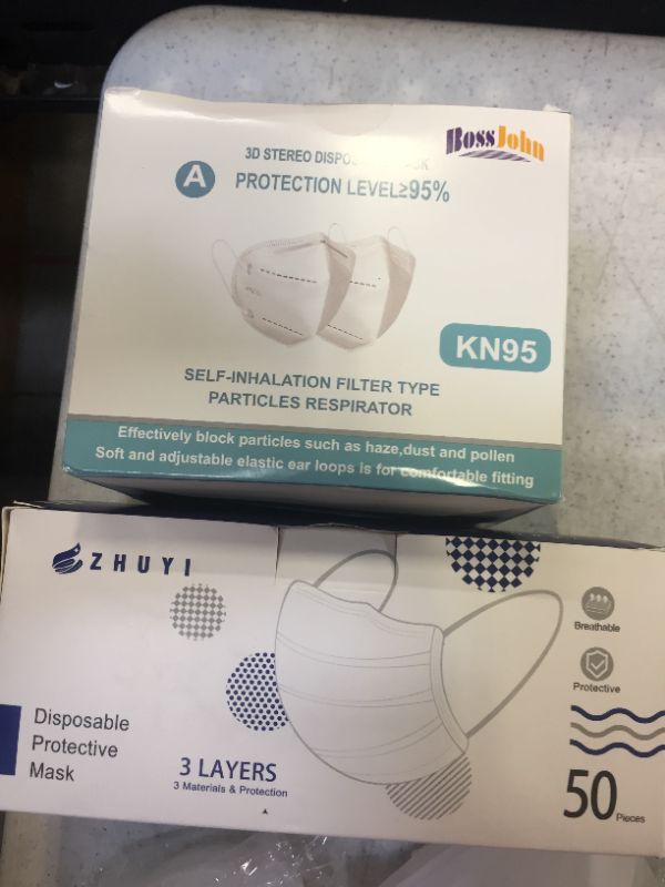 Photo 5 of  SARS-CoV-2 starter pack which includes cdc vaccine card protectors with facemasks and face gaiter also includes disposal masks with plastic filter 