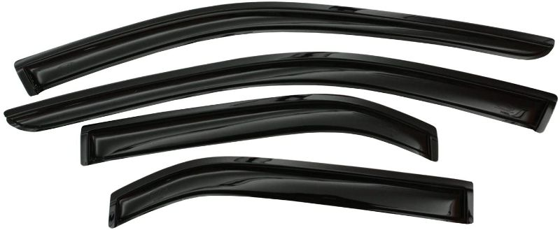 Photo 1 of AVS 17-18 Hyundai Elantra (Excl. GT) Ventvisor Outside Mount Window Deflectors 4pc - Smoke