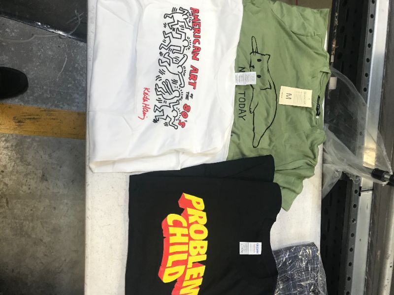 Photo 1 of bundle of 3 shirts size medium 