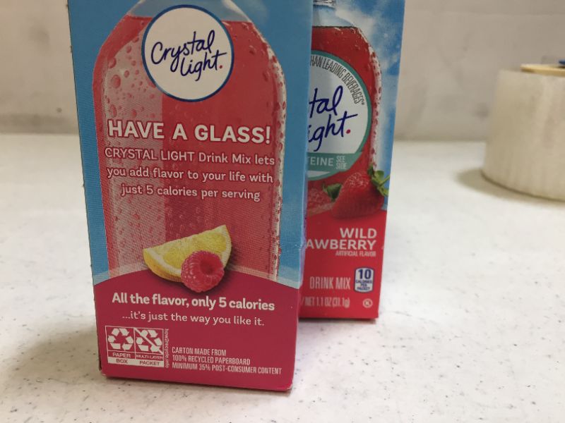 Photo 2 of 2pack---Crystal Light Raspberry Lemonade and  wild strawberry