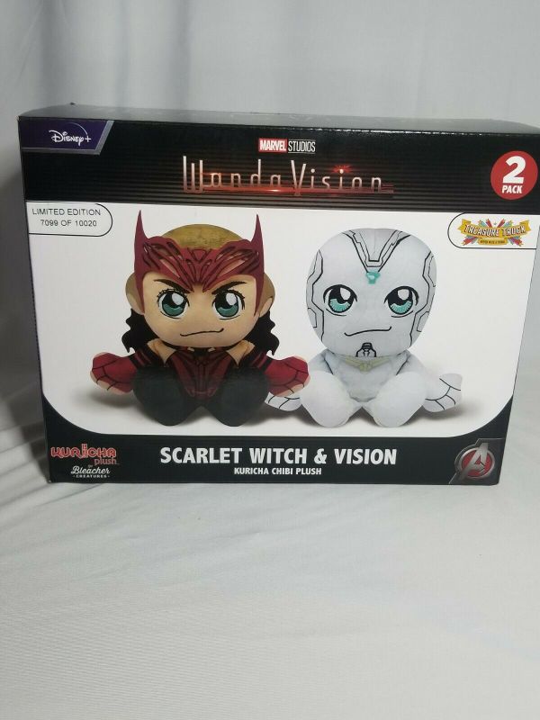 Photo 1 of 2pack---scarlet witch  vision  kuricha chibi plush