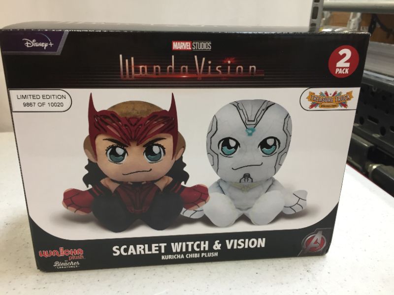 Photo 2 of 2pack---scarlet witch  vision  kuricha chibi plush