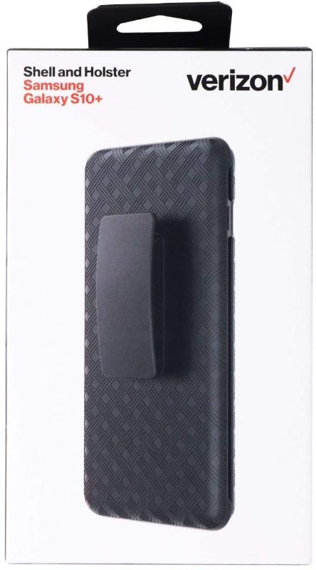 Photo 1 of VERIZON  shell and holster for samsung  galaxy s10+---factory sealed 