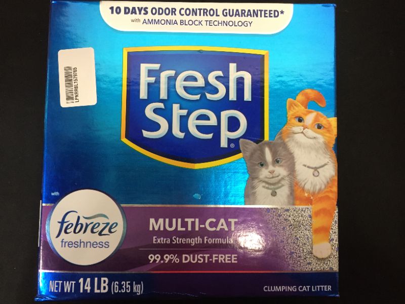 Photo 1 of 02049 14 Lb. Multi-Cat Scoopable Scented Cat Litter
