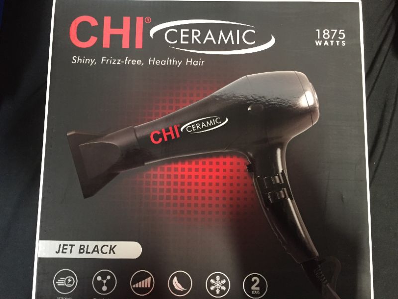 Photo 2 of CHI Ceramic Hair Dryer in Black
