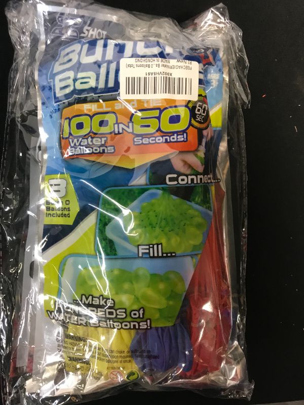 Photo 1 of Bunch O Balloons Rapid-Sealing Crazy Color Water Balloons 2 Pack 
