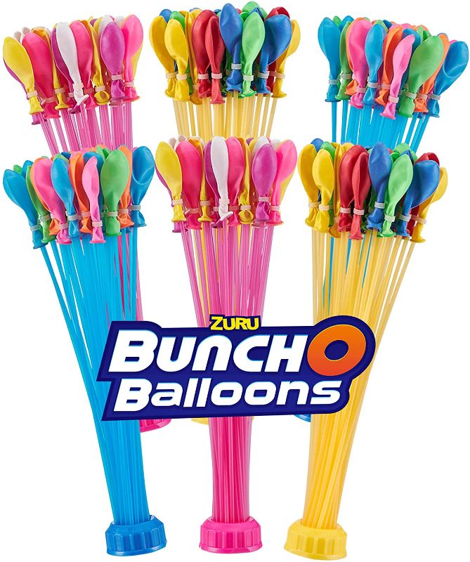 Photo 1 of Bunch O Balloons Rapid-Sealing Crazy Color Water Balloons 6 Pack 
