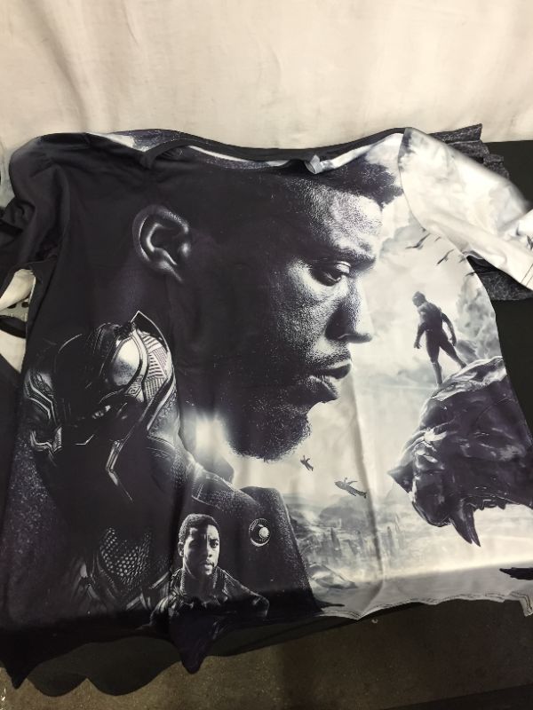 Photo 1 of MENS BLACK PANTHER SHIRT XXL 