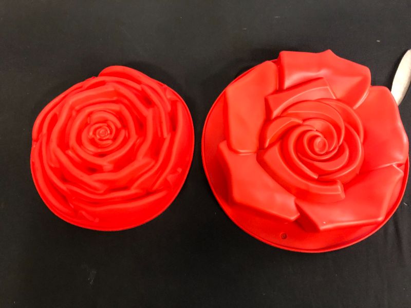 Photo 1 of 2PC ROSE MOLD 2 DESIGNS