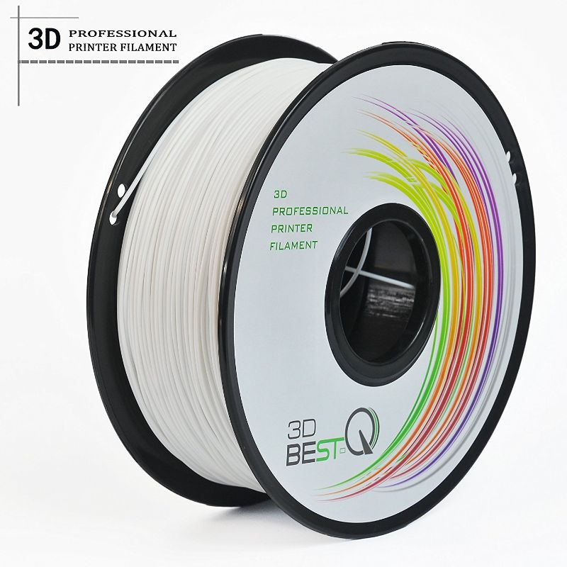 Photo 1 of 3D BEST-Q PETG 1.75MM White 3D Printer Filament, Dimensional Accuracy +/- 0.03 mm, 1KG Spool, White
