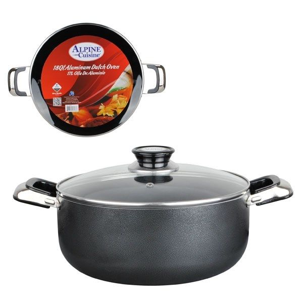 Photo 1 of Dutch Oven Aluminum 18Qt, Nonstick coating, Gray