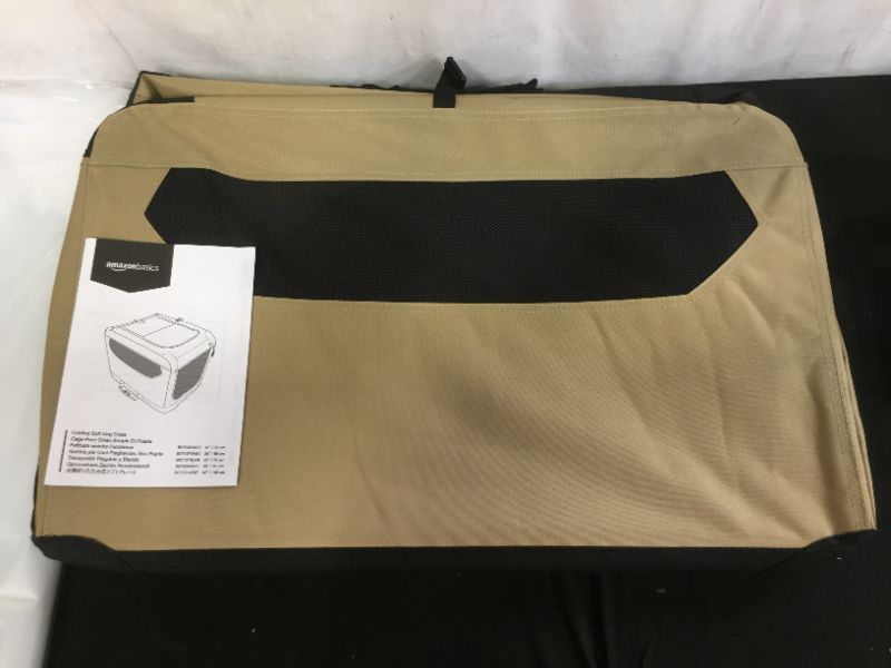 Photo 1 of Amazon Basics Folding Soft Dog Crate

