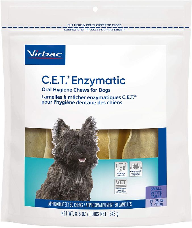 Photo 1 of 2pack - Virbac CET Enzymatic Oral Hygiene Chews for Dogs EXP 05-2023