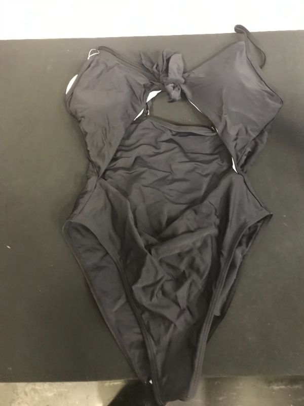 Photo 1 of BLACK 1 PIECE SWIM SUIT MEDIUM 