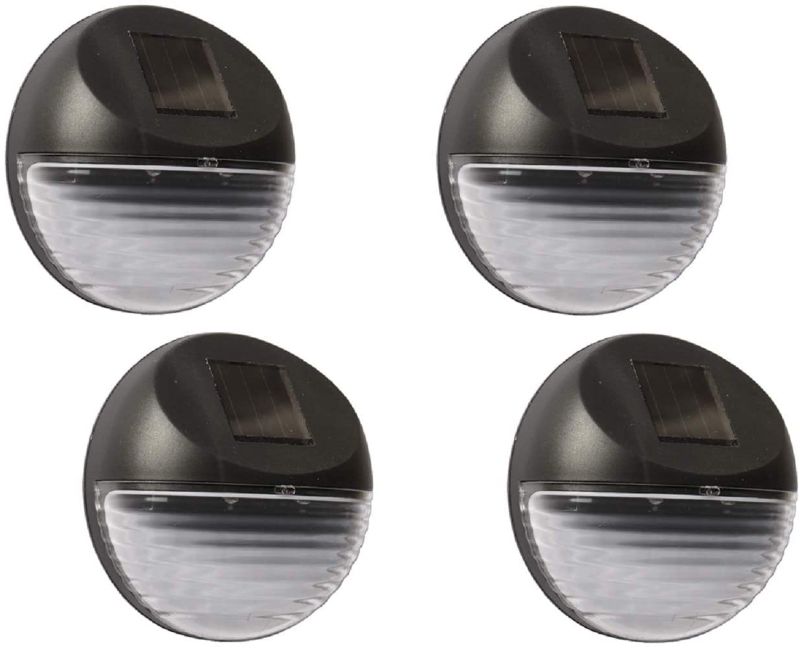 Photo 1 of  5Pack --Solar Power Fence Lights Outdoor Solar Stair Lights 2 LED Step Light Wall Mount Garden Path Step Lights for Garden Fence Walkways Stairways Path Pathway
