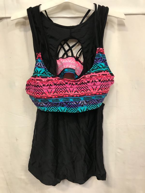 Photo 1 of Women's Pink Bathing Suit with Black Inside Shirt
Size: XL