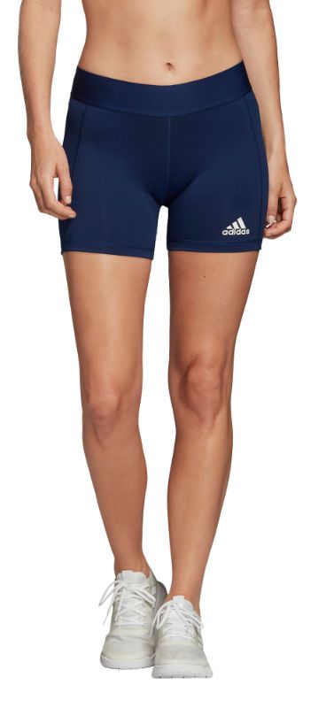 Photo 1 of Adidas Women's Tech Fit 4" Spandex Short-navy- L 
