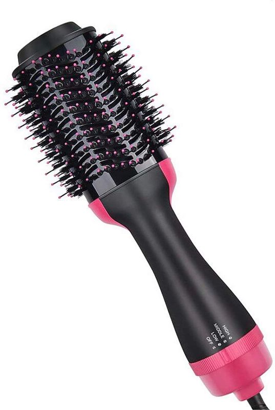 Photo 1 of One Step Hair Dryer Brush Blow Dryer Round Brush Hot Comb Hot Air Brush Styler and Volumizer Ionic Round Brush Hairbrush Salon Hairdryer Anti Frizz Fast Drying
