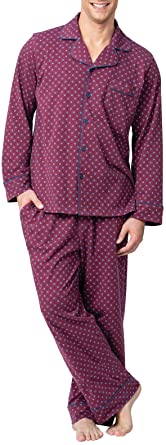 Photo 1 of PajamaGram Classic Mens Pajamas Cotton - Men Pajamas Set - XL