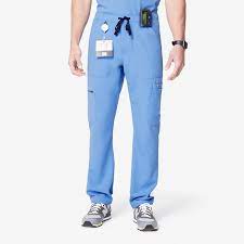 Photo 1 of FIGS - Blue Medium Cargo Scrub Pants