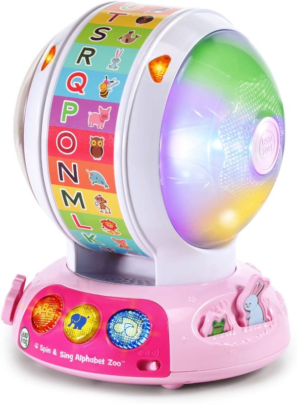 Photo 1 of LeapFrog Spin and Sing Alphabet Zoo Amazon Exclusive, Pink
